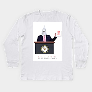 MAGA Loves The Black People Kids Long Sleeve T-Shirt